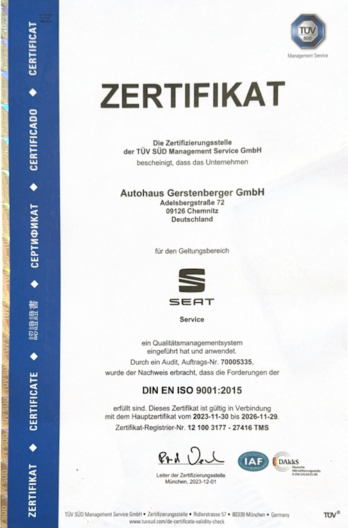 TÜV Seat 2023